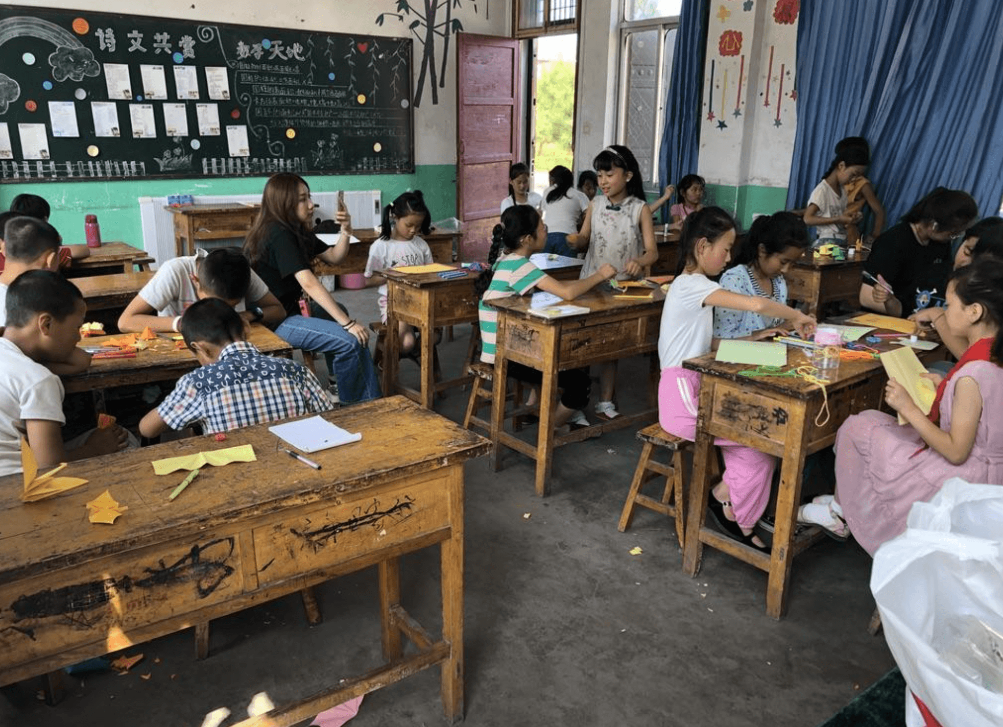Classroom in rural China